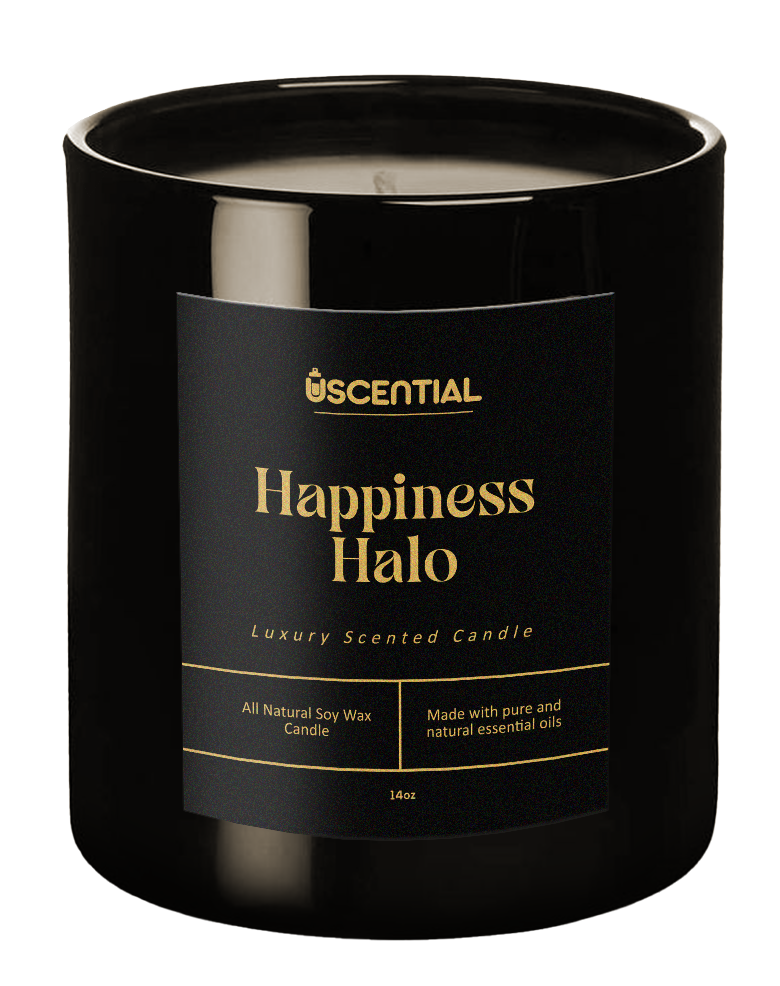 Happiness halo candle